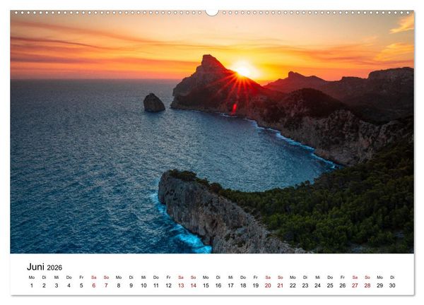 Produktbild: Halbinsel Formentor - Mallorcas n&ouml;rdliche Halbinsel (hochwertiger Premium Wandkalender 2026 DIN A2 quer), Kunstdruck in Hochglanz