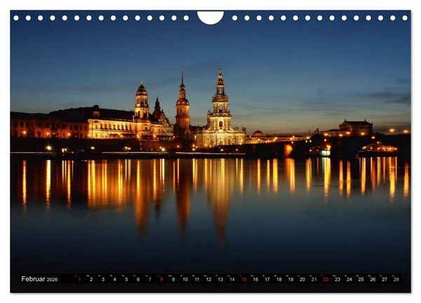 Produktbild: Elbflorenzansichten (Wandkalender 2026 DIN A4 quer), CALVENDO Monatskalender