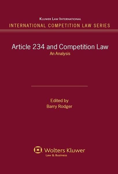 Produktbild: Article 234 and Competition Law