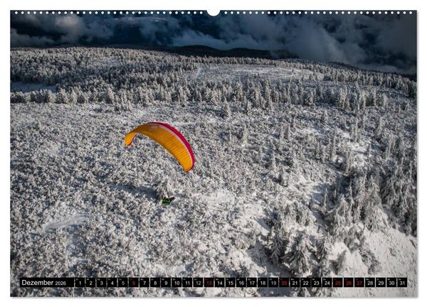 Produktbild: Paragliding - die Faszination des Fliegens (Wandkalender 2026 DIN A2 quer), CALVENDO Monatskalender