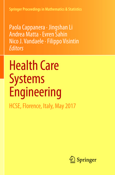 Produktbild: Health Care Systems Engineering