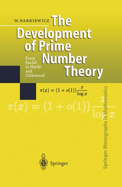 Produktbild: The Development of Prime Number Theory
