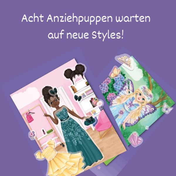 Produktbild: Fashion & Styles: Anziehpuppen mit Folienstickern. Party-Looks