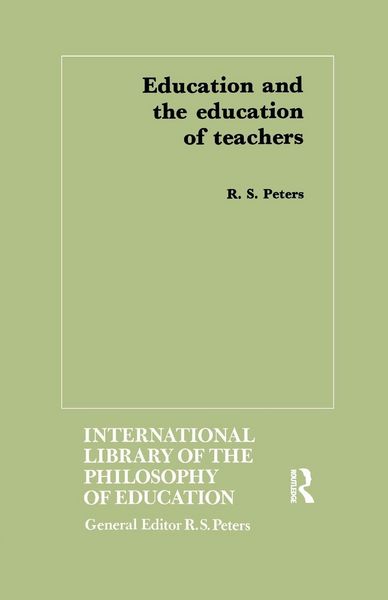 Produktbild: Education and the Education of Teachers