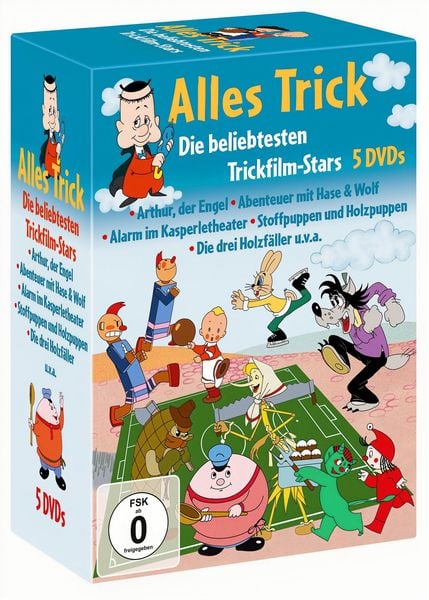 Alles Trick - Die beliebtesten Trickfilm-Stars [5 DVDs]