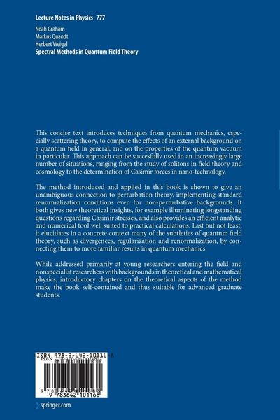 Produktbild: Spectral Methods in Quantum Field Theory