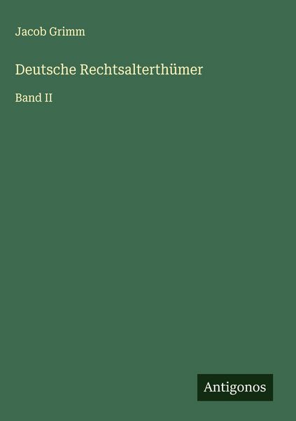Produktbild: Deutsche Rechtsalterth&uuml;mer