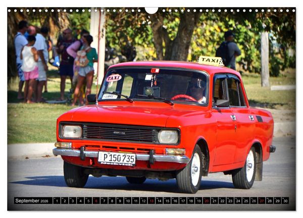 Produktbild: AUTO-LEGENDE MOSKWITSCH (Wandkalender 2026 DIN A3 quer), CALVENDO Monatskalender
