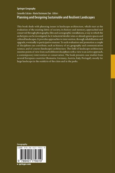 Produktbild: Planning and Designing Sustainable and Resilient Landscapes