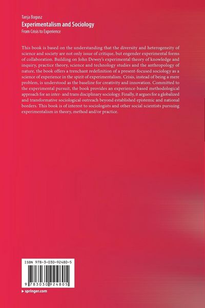 Produktbild: Experimentalism and Sociology
