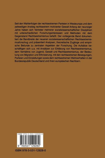 Produktbild: Rechtsextremismus