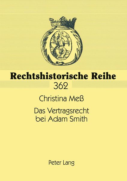 Produktbild: Das Vertragsrecht bei Adam Smith