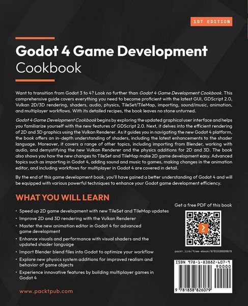 Produktbild: Godot 4 Game Development Cookbook