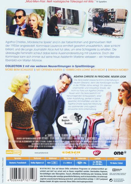 Produktbild: Agatha Christie - M&ouml;rderische Spiele Collection 2 [2 DVDs]