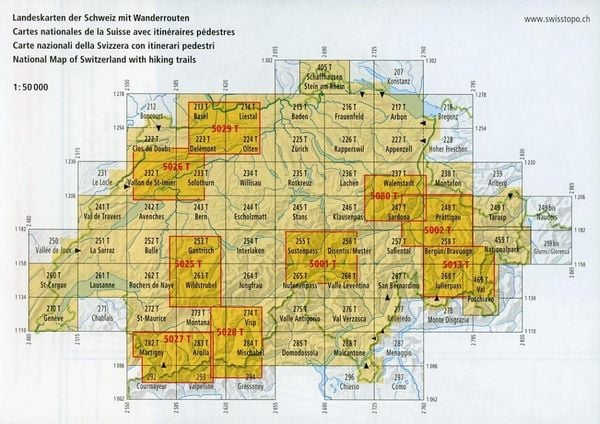 Produktbild: 262T Rochers de Naye Wanderkarte