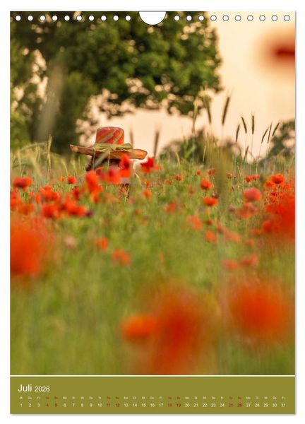 Produktbild: Mohnblumen - kraftvoll und zart (Wandkalender 2026 DIN A4 hoch), CALVENDO Monatskalender