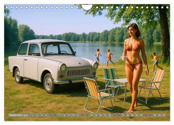 Produktbild: Alltagsgeschichten mit Trabant (Wandkalender 2026 DIN A4 quer), CALVENDO Monatskalender