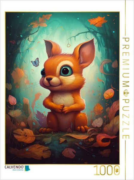 CALVENDO Puzzle Das niedliche Häschen | 1000 Teile Lege-Größe 64x48cm Foto-Puzzle für glückliche Stunden