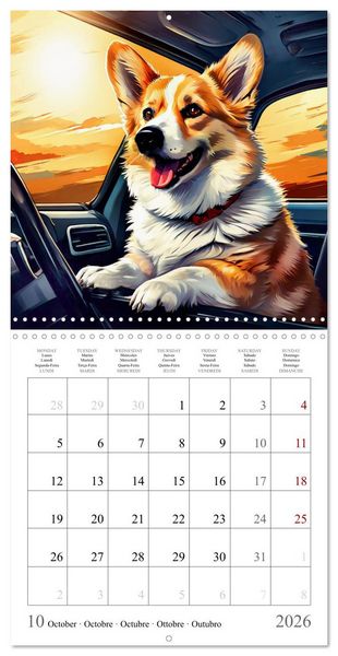 Produktbild: Dogs - Cute House Pets (Wall Calendar 2026 12 &times; 12 Inch) CALVENDO 12 Month Wall Calendar