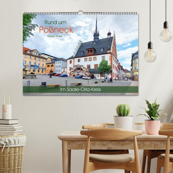 Produktbild: Rund um P&ouml;&szlig;neck - Im Saale-Orla-Kreis (Wandkalender 2026 DIN A2 quer), CALVENDO Monatskalender
