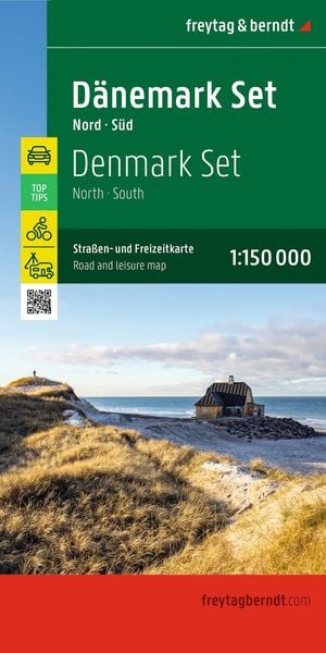 Produktbild: Freytag & berndt Stra&szlig;enkarte D&auml;nemark Set 1:150.000