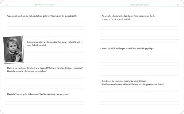 Produktbild: Eintragbuch mit Rei&szlig;verschluss - Erz&auml;hl mal! Geschichten und Erinnerungen aus meinem Leben