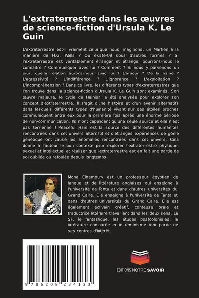 Produktbild: L'extraterrestre dans les &iquest;uvres de science-fiction d'Ursula K. Le Guin