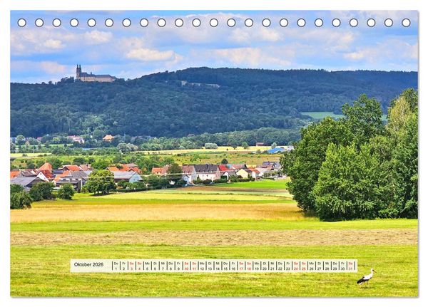 Produktbild: Bad Staffelstein - historische Stadt am Obermain (Tischkalender 2026 DIN A5 quer), CALVENDO Monatskalender