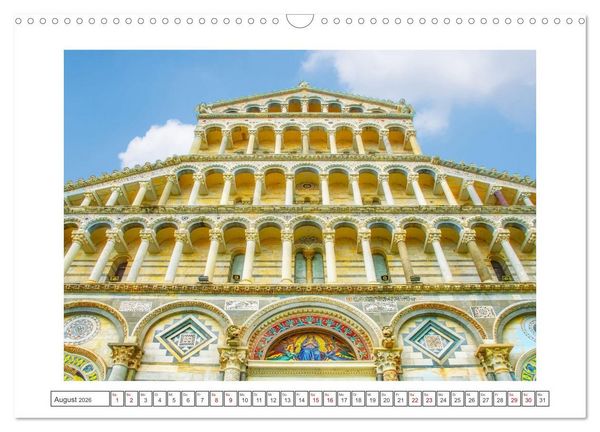 Produktbild: Pisa - wundersch&ouml;nes Reiseziel (Wandkalender 2026 DIN A3 quer), CALVENDO Monatskalender