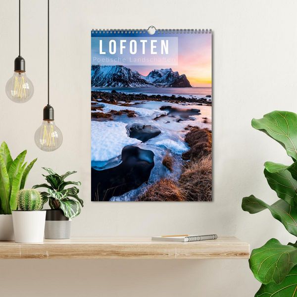 Produktbild: Lofoten. Poetische Landschaften (Wandkalender 2026 DIN A3 hoch), CALVENDO Monatskalender