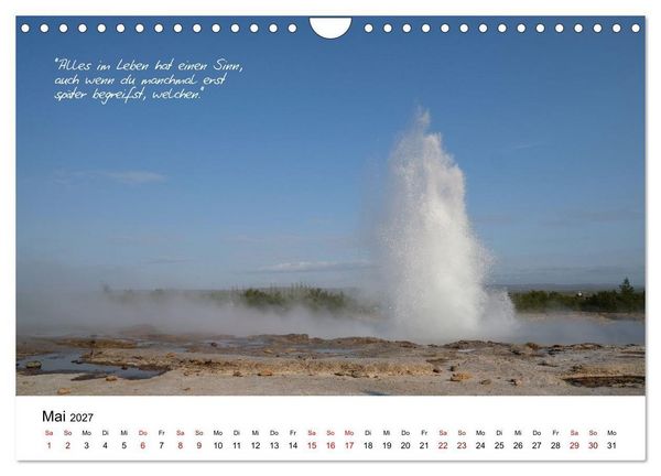 Produktbild: Islandherzen (Wandkalender 2027 DIN A4 quer), CALVENDO Monatskalender