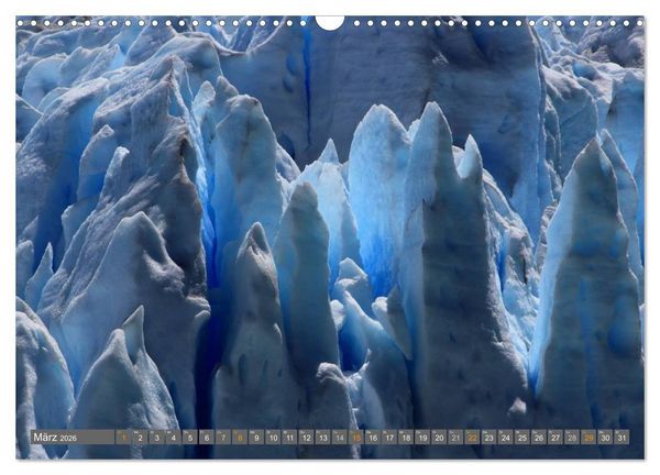 Produktbild: Patagonien, Gletscher, Berge und unendliche Weiten (Wandkalender 2026 DIN A3 quer), CALVENDO Monatskalender