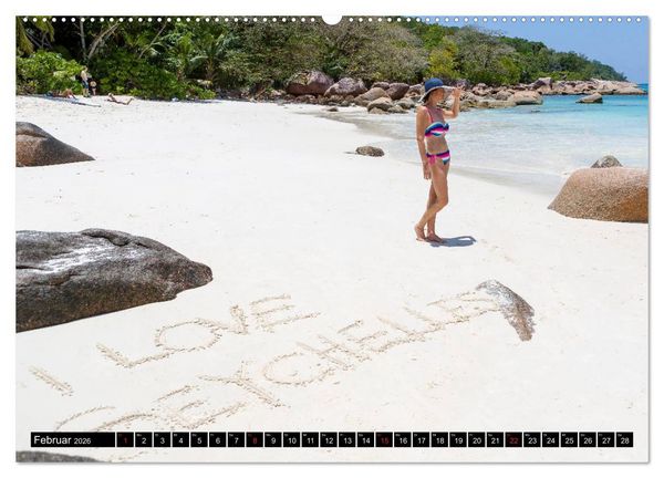 Produktbild: Seychellen. Sonneninseln - Mah&eacute;, La Digue, Praslin (Wandkalender 2026 DIN A2 quer), CALVENDO Monatskalender