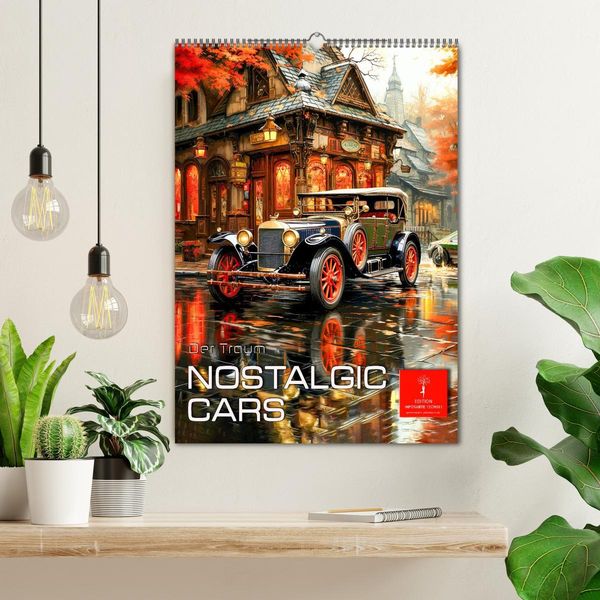 Produktbild: Nostalgic Cars der Traum (Wandkalender 2026 DIN A2 hoch), CALVENDO Monatskalender