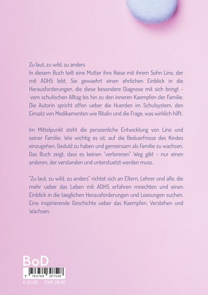 Produktbild: Zu laut, zu wild, zu anders