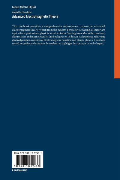 Produktbild: Advanced Electromagnetic Theory