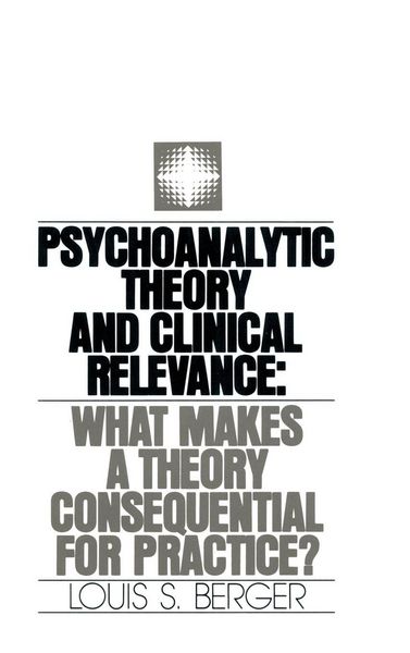 Produktbild: Psychoanalytic Theory and Clinical Relevance