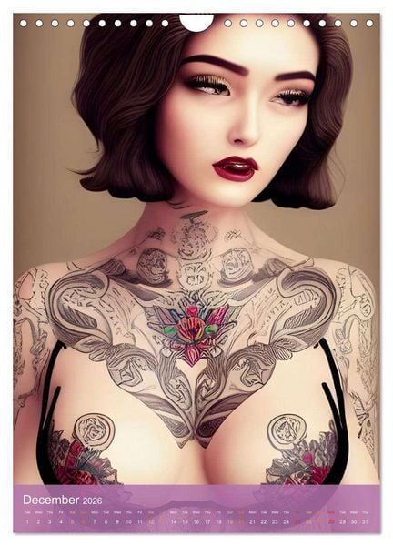 Produktbild: Inked Visions (Wall Calendar 2026 DIN A4 portrait), CALVENDO 12 Month Wall Calendar