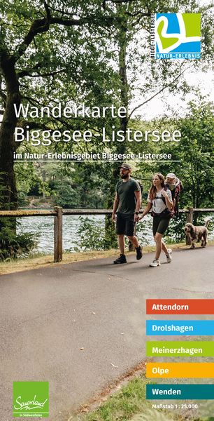 Produktbild: Wanderkarte Biggesee-Listersee