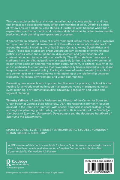 Produktbild: Sport Stadiums and Environmental Justice
