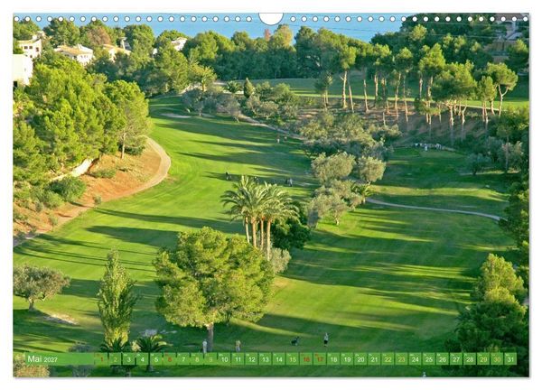 Produktbild: Golfparadiese der Welt (Wandkalender 2027 DIN A3 quer), CALVENDO Monatskalender