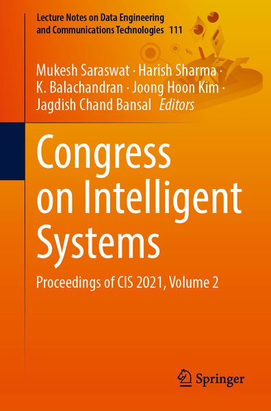 Produktbild: Congress on Intelligent Systems