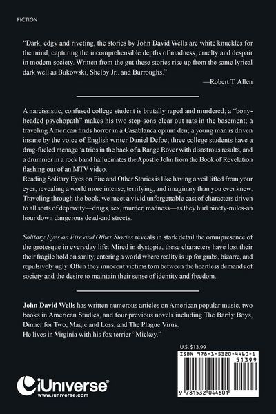 Produktbild: Solitary Eyes on Fire and Other Stories