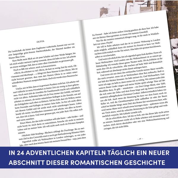Produktbild: Stricktraum und Weihnachtszauber. Eine Kreativ-Romance. Mit Multimuster-Tuch-Knit-Along. Adventskalenderbuch