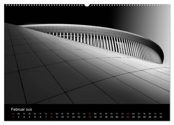 Produktbild: Black-Schwarz-Noir 2026 (Wandkalender 2026 DIN A2 quer), CALVENDO Monatskalender