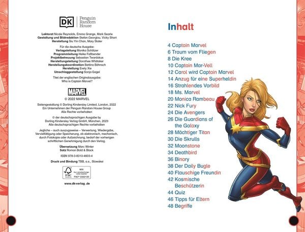 Produktbild: SUPERLESER! MARVEL Captain Marvel - Superstarke Heldin