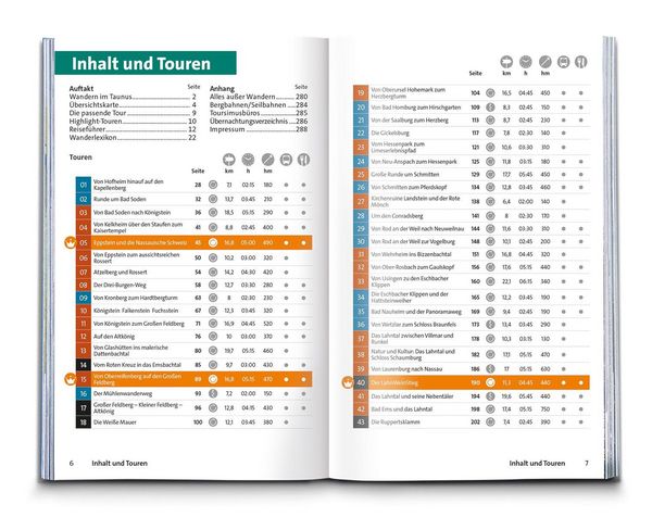 Produktbild: KOMPASS Wanderf&uuml;hrer Taunus, Naturpark Taunus, Naturpark Rhein-Taunus, Lahn-Taunus, 60 Touren mit Extra-Tourenkarte