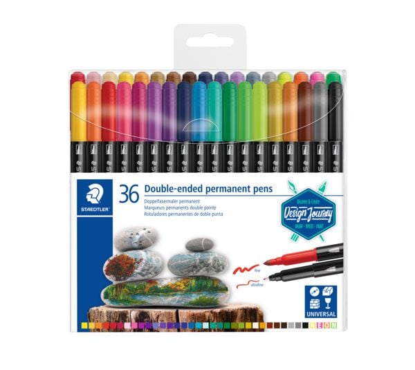 Produktbild: STAEDTLER Doppelfasermaler Duo permanent 36er Set