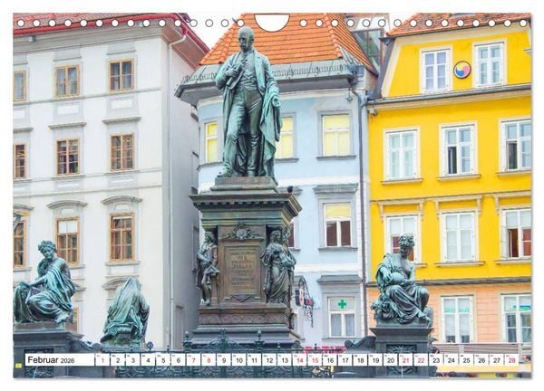 Produktbild: Graz - eine Stadt mit Flair (Wandkalender 2026 DIN A4 quer), CALVENDO Monatskalender
