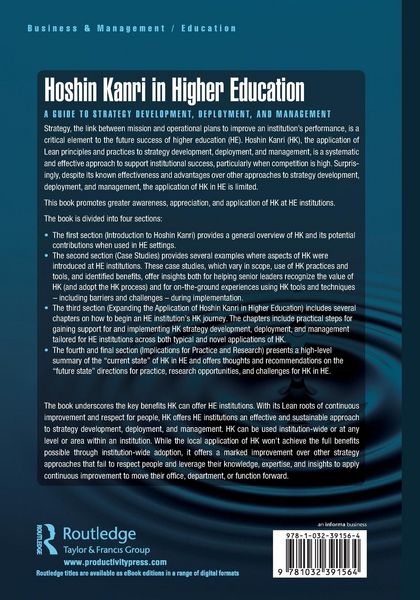 Produktbild: Hoshin Kanri in Higher Education